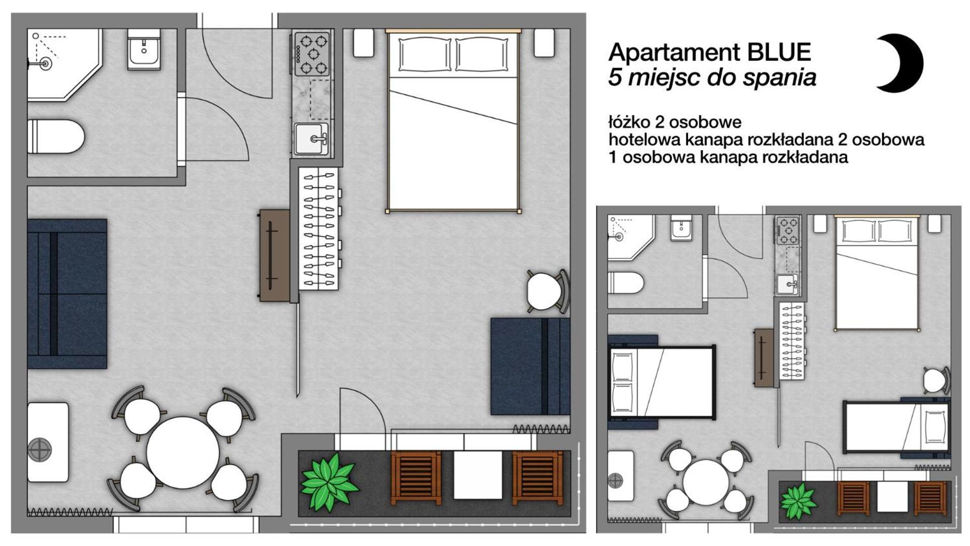 Bluemint Debina Apartamenty Przy Plazy Bagian luar foto